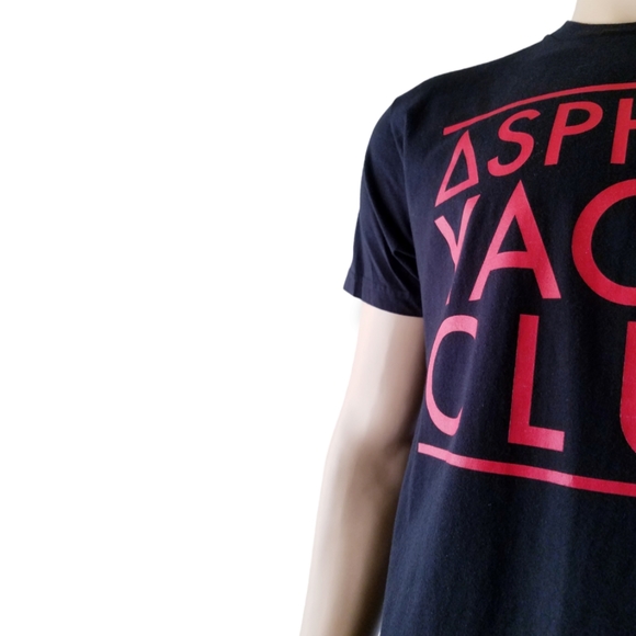 Asphalt Yacht Club X American Apparel Logo Print T-Shirt - Picture 8 of 8